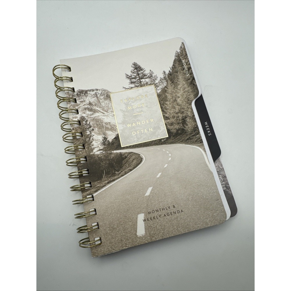 Fringe Brand Spiral Bound Planner  Monthly Weekly Agenda